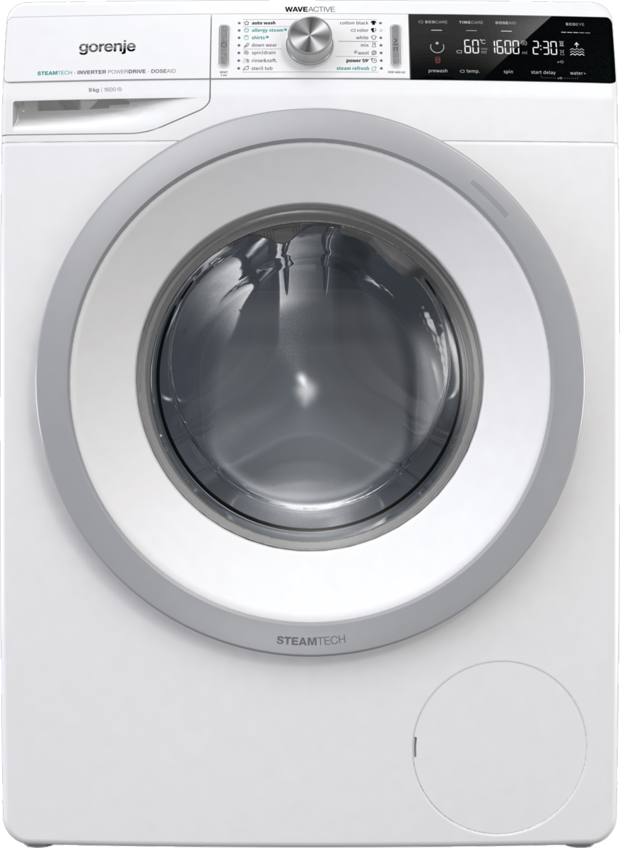 Pralni stroj Gorenje WAVE ACTIVE WA963PS z Inverter PowerDrive motorjem
